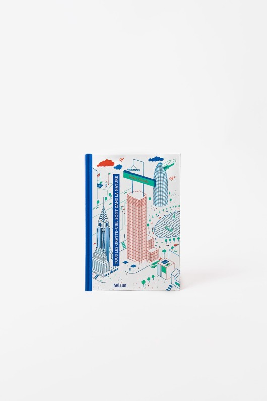 colorful book with buildings - cover
