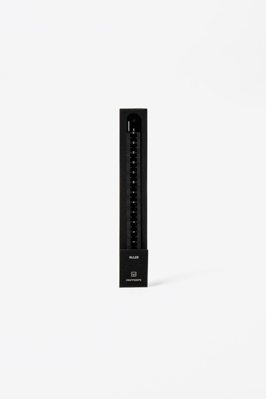 black-aluminum-mini-ruler-standing