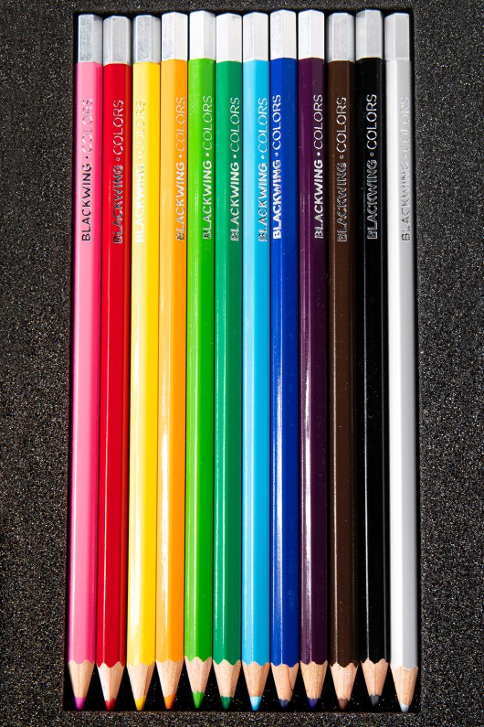 twelve colour pencils blackwing