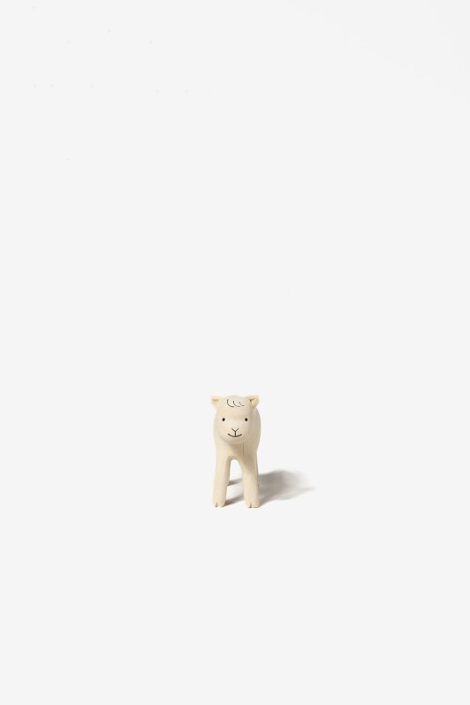 kid-goat-wooden-figure-front-view