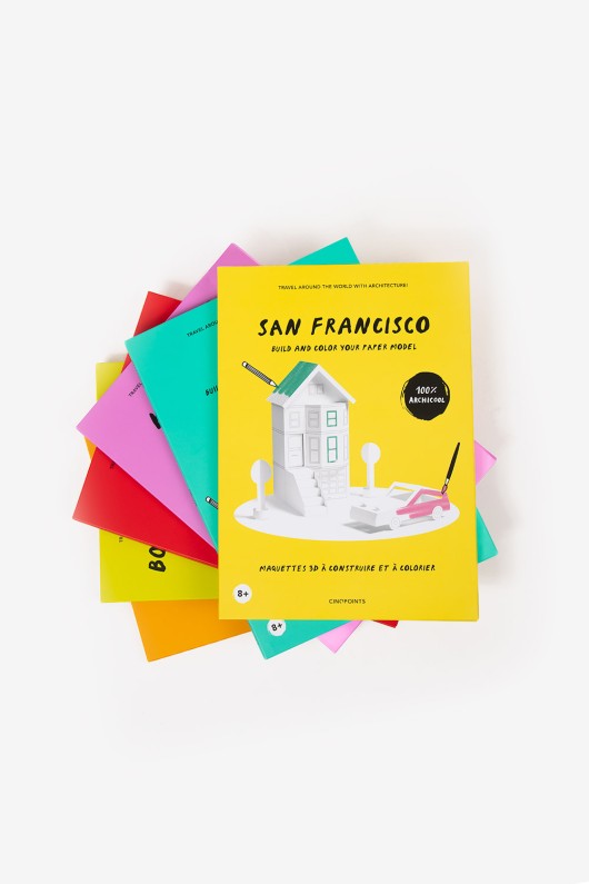 San Francisco Buildable Paper Model Top Collection