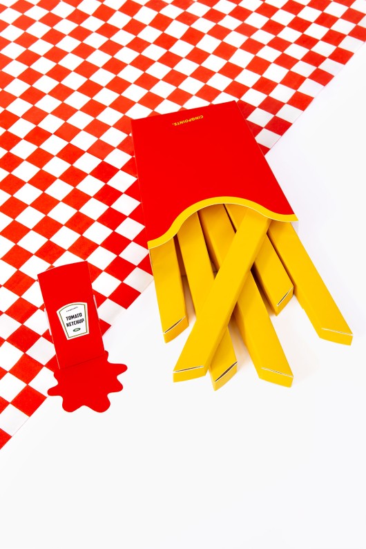 papermodel-ketchup-fastfood-paper
