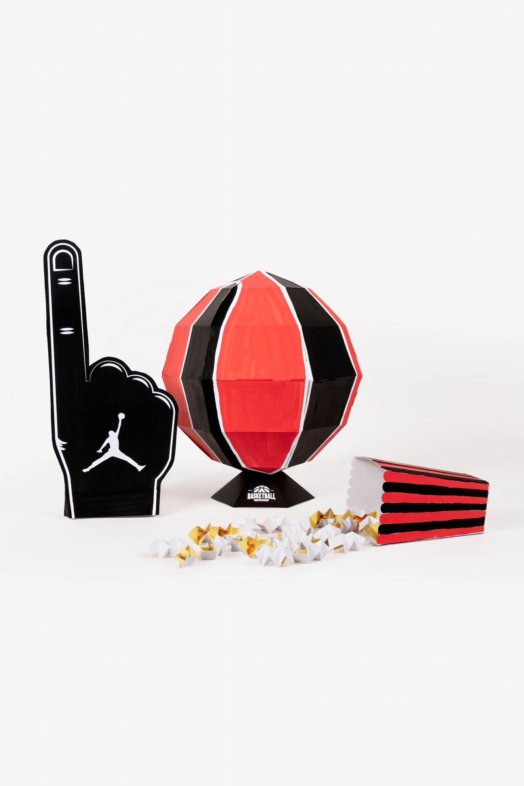 3D Papercraft - Basketball