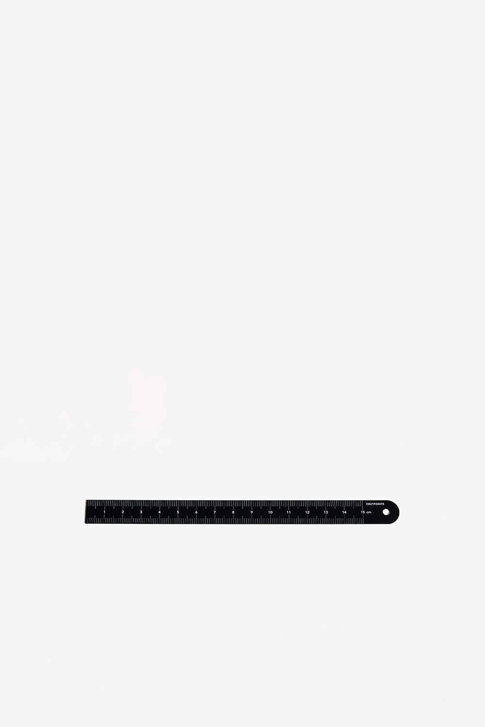 15 cm anodized aluminum ruler