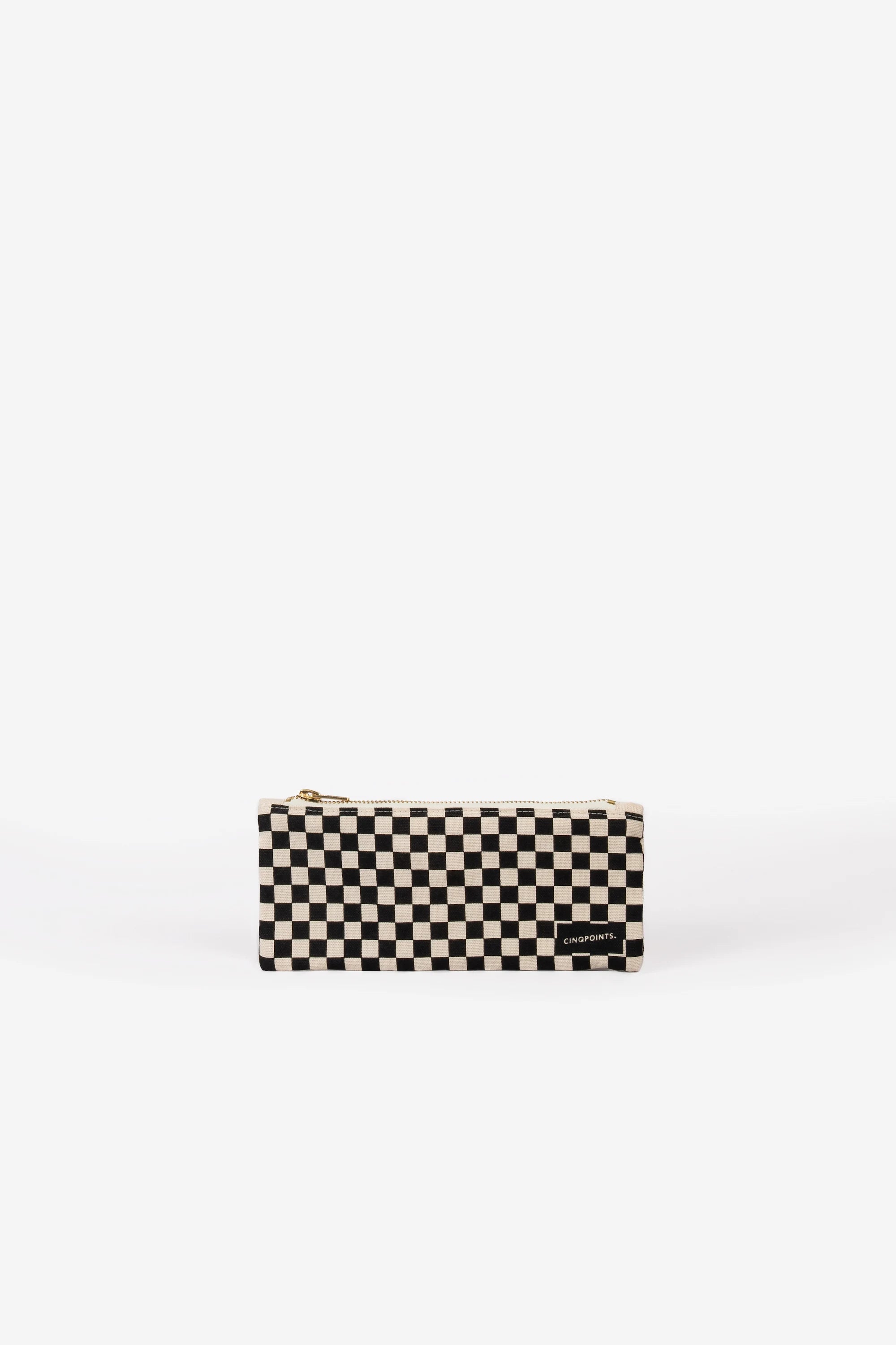 Small checkered pencil case