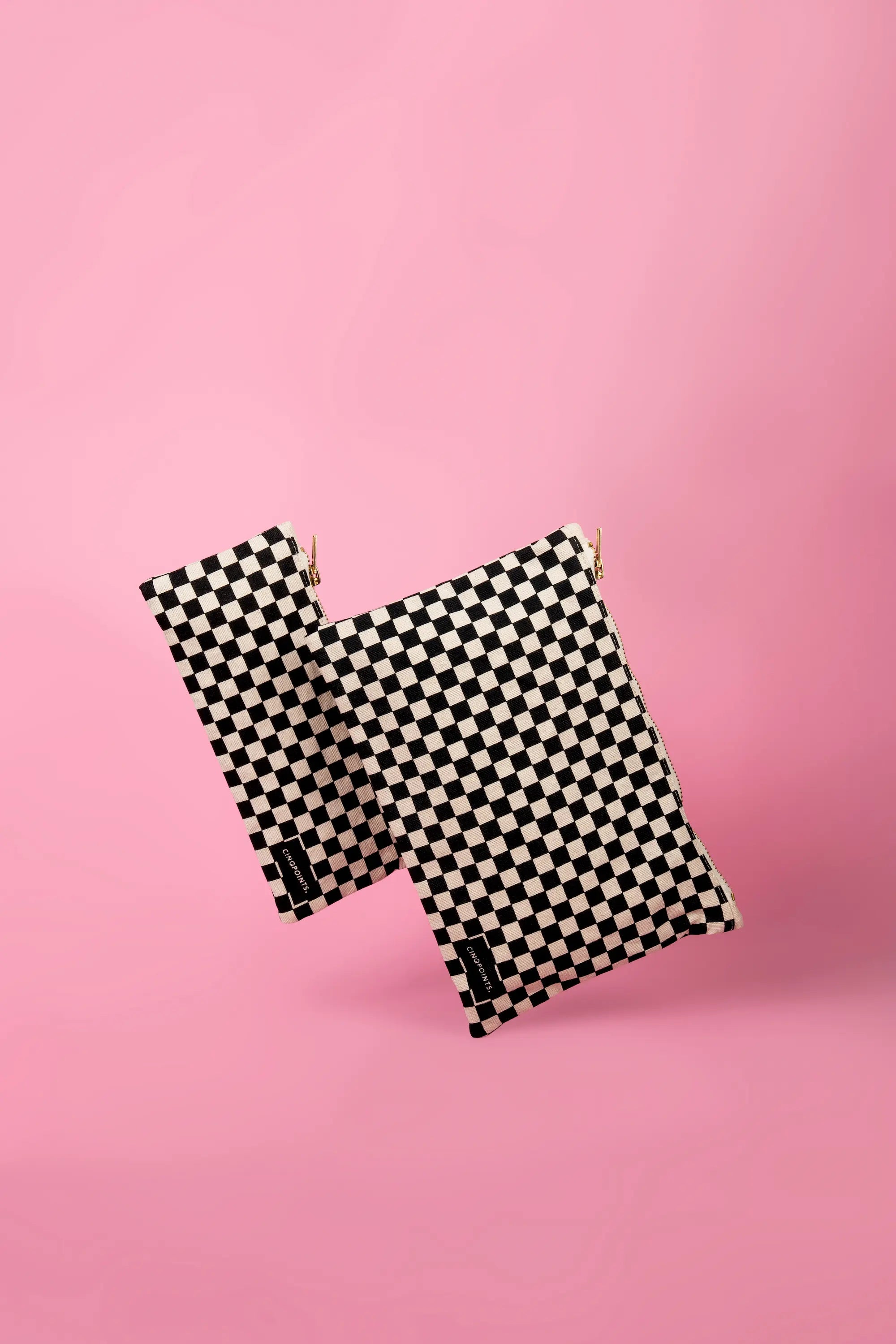 Small checkered pencil case